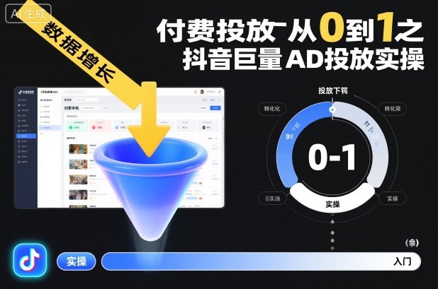 ​​‌‬‌‍⁤⁣​​⁤⁢​⁤​‍‬‬​⁤⁣‍‬⁤​⁡​⁣⁡‌‍​⁤⁣‍⁣​‌⁢⁢⁡‍⁣⁡​付费投放从0到1之抖音巨量AD投放实操-摇钱树